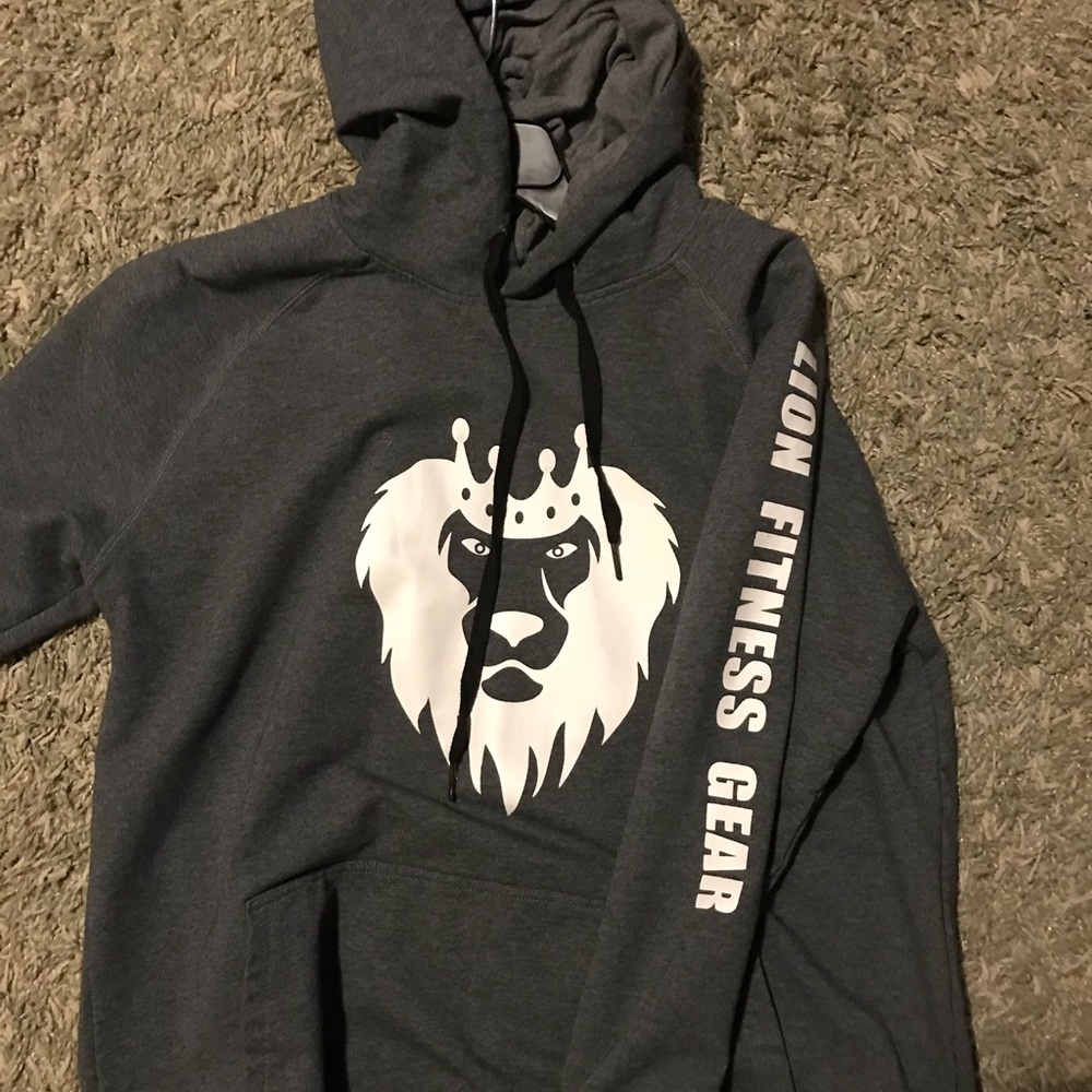 Men’s Premium Lion Fitness Gear Hoodie